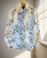 R/R WHITE PRINTED SHIRT